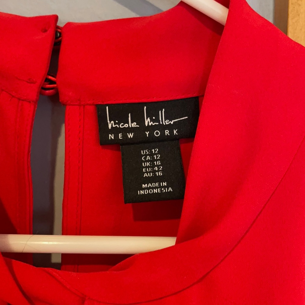 Nicole Miller Red Dress